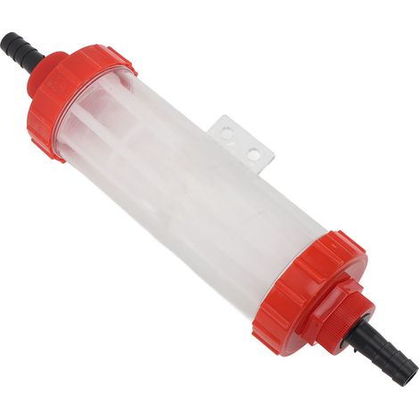 Hochleistungs-Agrarfilter aus Nylon-Kunststoff für Wasserpumpen, transparent, für Gartenbewässerungssysteme, Zubehör für Pflanzenschutzspritzen, G1/2, 14 mm/0,6 Zoll (1/5)