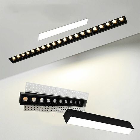 Lumières LED, lampes linéaires encastrées-15W (1/5)