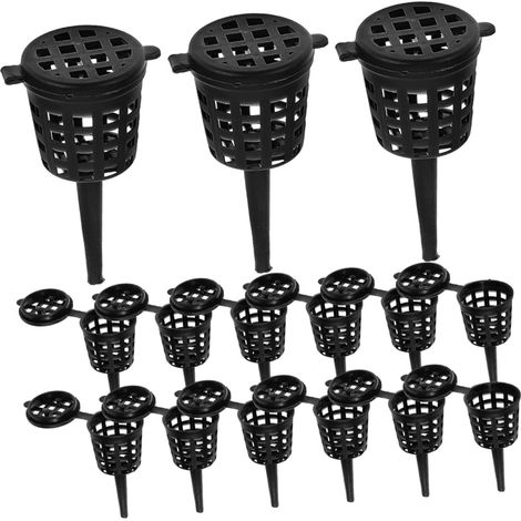 100 pièces Panier à Engrais Plastique Accessoires de Jardinage pour Bonsai Box de Fertilisation Pratique et Réutilisable Outil Durable pour Plantes et Fleurs (1/5)