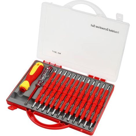DESTORNILLADORES AISLADOS 14 PIEZAS KD5971