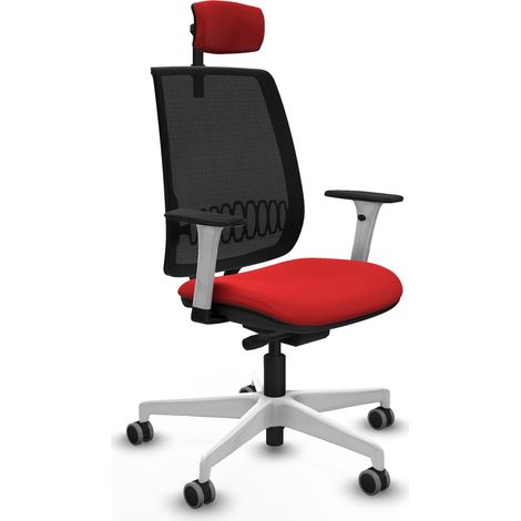 Sedia da lavoro piqueras y crespo Alares bianco schiuma (1/2)