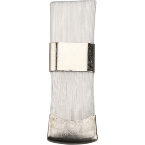 Brosse de nettoyage pour fraise dentaire, nylon blanc, portable, pour limage canalaire, ébarbage et dérouillage (1/5)