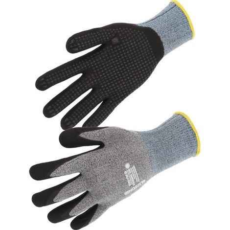 Gant nitrile mousse Picots nitrile sur la paume - SINGER - NYMFIT00 T9