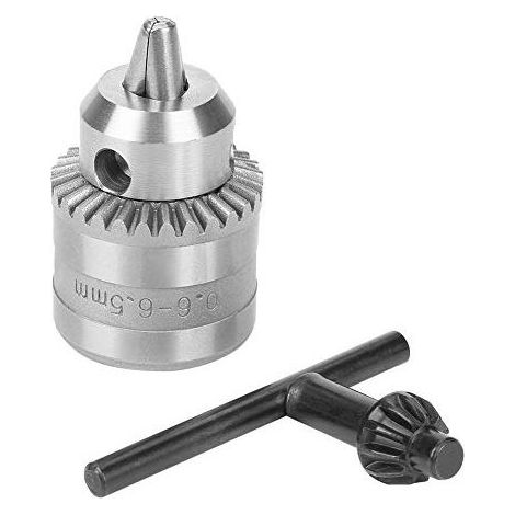 Mini mandrin acier inoxydable B10 – 0.6-6mm – avec clé – perceuse électrique (1/5)