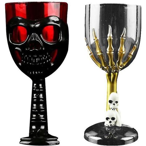 2 Stück Halloween-Plastikbecher für Halloween-Dekorationen