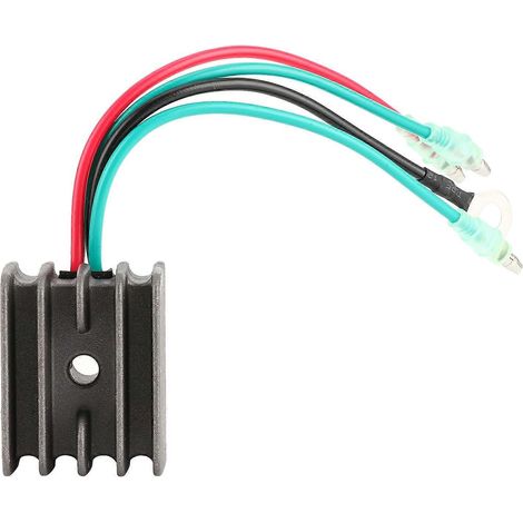 Regolatore di tensione raddrizzatore per motori fuoribordo Suzuki 32800-95D10, adatto ai modelli 2T da 25 CV, 30 CV, 75 CV e 85 CV. (1/3)