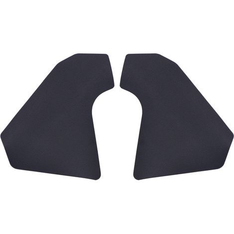 Ortviai Coussinets antidérapants pour réservoir de moto en cuir artificiel noir – 2 pièces pour Honda CRF250 RALLY 2017-2019 (1/5)