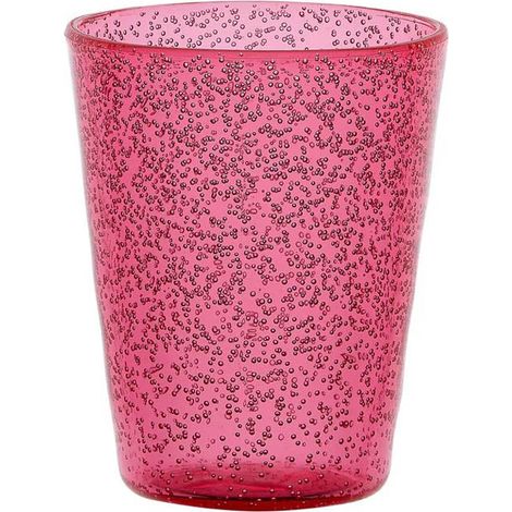 Zani Serafino Bicchiere da Acqua Memento Synth in Metacrilato Colore Strawberry
