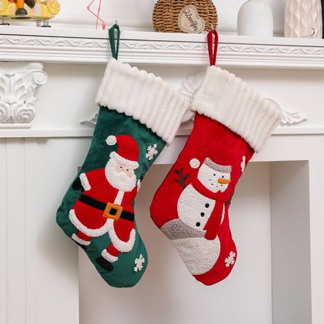 Weihnachtsstrümpfe, Weihnachtsbäume-Strümpfe, personalisierte Weihnachtsstrümpfe, Weihnachtsdeko-Strümpfe, Kaminstrümpfe (1/5)