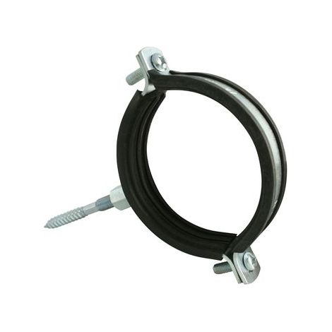 Marley HT-Rohrschelle DN 110 mit Gewindestift, 8x80 mm, schallgedämmt HT-Rohre