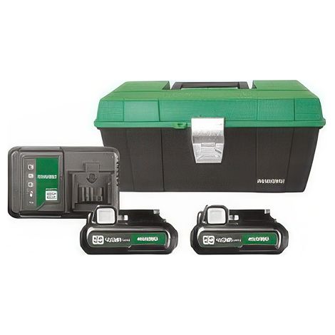 Kit HiKOKI 2 Batterie 12V 4,0 Ah e Caricabatteria UC12SL con Valigetta HKA901240V