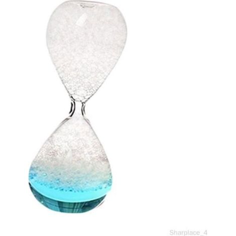 Nouveauté chantant sablier Table décoration nouveauté bureau salon chant rêves verre liquide pour Faimly Bleu Multicolore MINUTEUR (1/4)