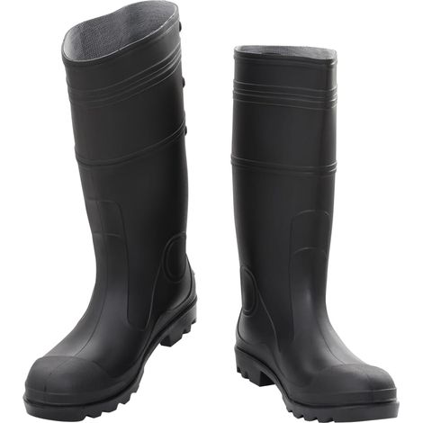 Bottes de pluie noir taille 45 PVC CFW379324 (1/5)