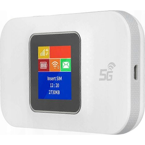Routeur Mobile 4G LTE Portable, Modem WiFi sans fil pour Voyage et Domicile, Partage de Connexion Haut Débit (1/5)