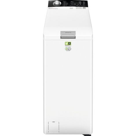 AEG – Lave-linge top 7 kg – Classe A – Essorage 1300 tr/min – Niveau sonore 79 dB – Technologie PowerCare – Dimensions 39.7 x 90.3 x 59.9 cm