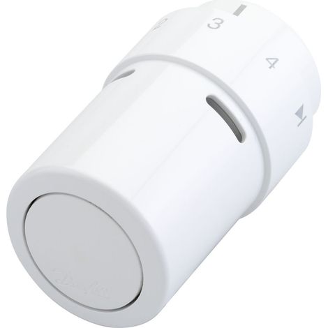 Danfoss Sensore di design RTX limitatore di temperatura di ritorno, RAL 9016, 013G6090