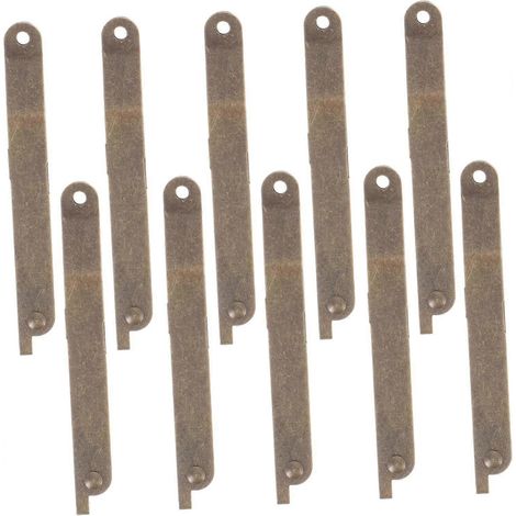 Charnière de support de couvercle en fer TEHAUX et résistance à la rouille pour boîte avec (1/5)