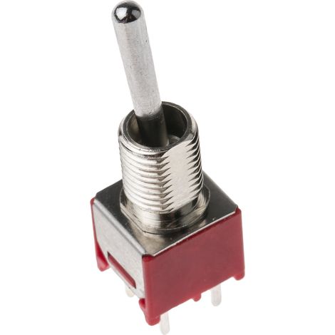 Interrupteur à levier RS PRO, Verrouillable, 2RT, 3 A @ 120 V c.a. ( Prix pour 1 ) (1/2)