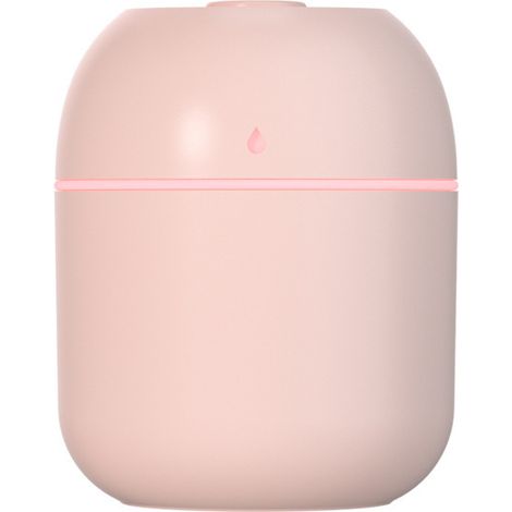 Mini humidificador portátil, 797998 mm, ultra silencioso, apto para coche, oficina, habitación infantil, luz nocturna (1 unidad, rosa). (1/4)