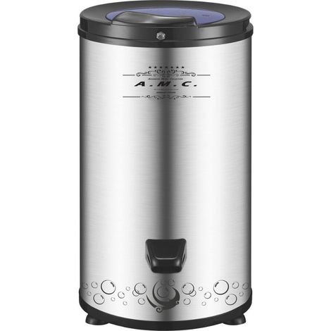 Asciugatrice Centrifuga Inox Asciugabiancheria Portatile Salvaspazio Silenziosa (1/3)