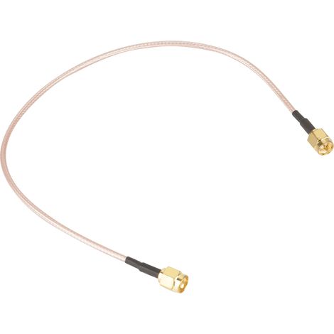 2 Stück 50 Ω 15 cm SMA-Stecker - SMA-Stecker RG316 Koaxialkabel für Antennenverlängerungsadapter (1/5)