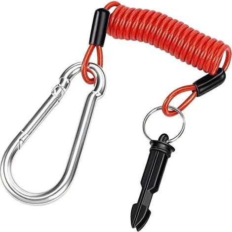 Câble de sécurité pour remorque 18 m câble de freinage d'urgence flexible en acier inoxydable haute résistance (1/5)