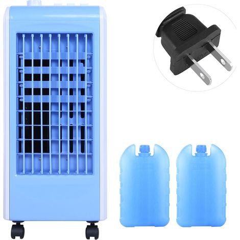 Raffrescatore d'Aria 3-in-1 Portatile con Ruote – Ventilatore Silenzioso e Umidificatore con Ghiaccio – ABS Robusto, Design Moderno – Ideale per Casa e Ufficio (1/5)