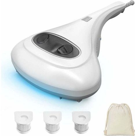 Matratzenreiniger, Textilmatratzensauger mit UV-Sterilisationslicht, beutellos, waschbarer HEPA-Filter, mit Kabel (1/4)