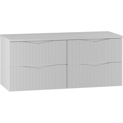 Mueble bajo lavabo 120cm encimera Tao Blanco (1/5)