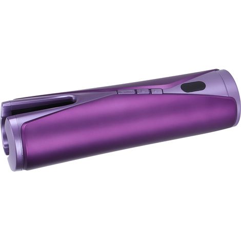 Fer à friser rechargeable USB, automatique et rotatif, sans fil, violet (1/5)