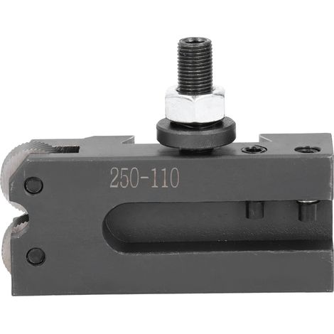 Porte-outil à changement rapide 250 – 110, poteau en acier à haute teneur en carbone, fixation de coupe CNC précise, Type américain (1/5)