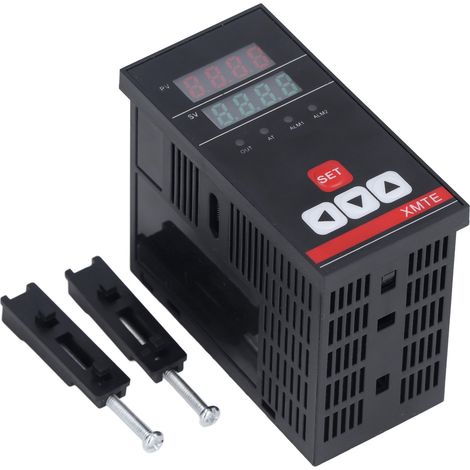 Contrôleur de température intelligent réglable, relais SSR, thermostat numérique à fixation par boucle, AC220V