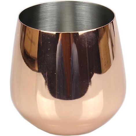 tasse Boire En Acier Inoxydable - Tasse Vin Brillante - Tasse En Acier Inoxydable To Go - Tasse Thermo Double Paroi Et Sans (1/3)