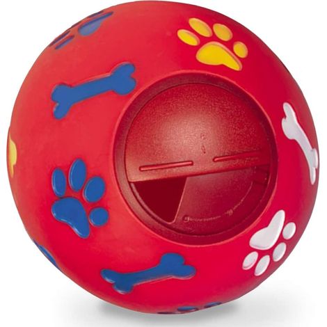 Chien Jouet Balle Durable En Caoutchouc IQ Interactive Pet Feeder Dents De Nettoyage Jouet Rouge, Fei Yu (1/5)