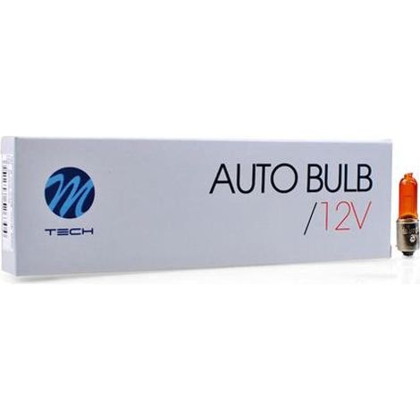 AMPOULES HALOGENES HY21W BAW9S 12V 21W ORANGE (BOITE DE 10) MTECH