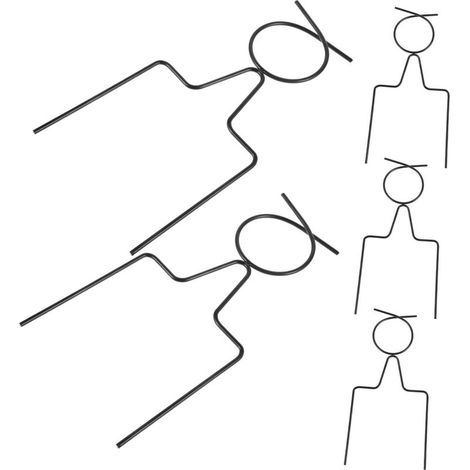 Lot De 5 Piquets De Guidage pour Tuyaux D'Arrosage (1/5)