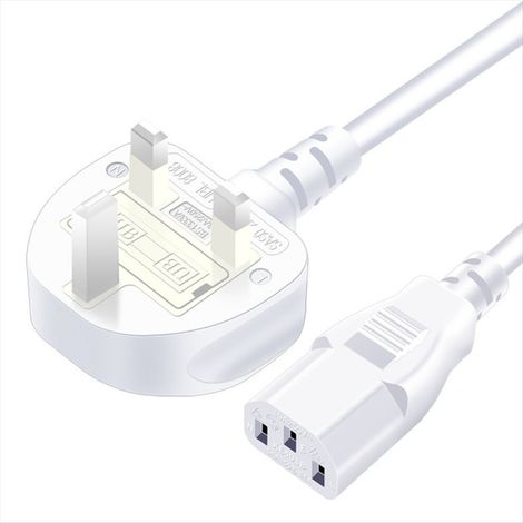 Geeignet für britische Standard-Netzkabel mit Kupferkern, 3 x 0,75 mm² Drähte, A