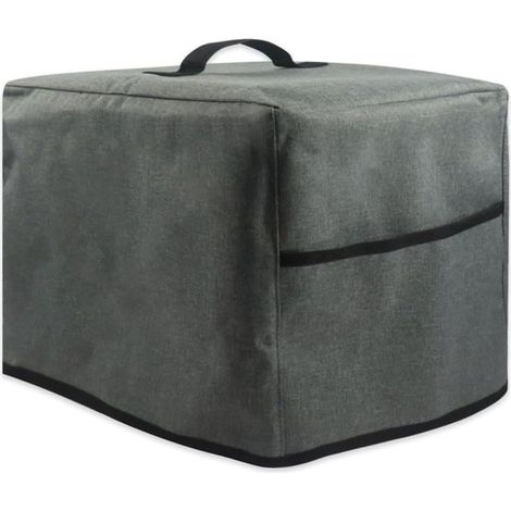 Housse de protection pour friteuse à air et appareils de cuisine, housse étanche à la poussière avec nylon matelassé et poches extérieures (1/5)
