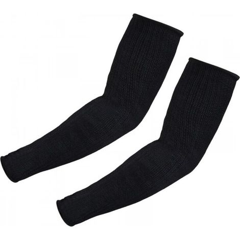 Protège avant-bras Manchettes Anti-Coupures Outil de Protection de Sécurité pour Musculation Sport Camping Voyage Noir (1/4)