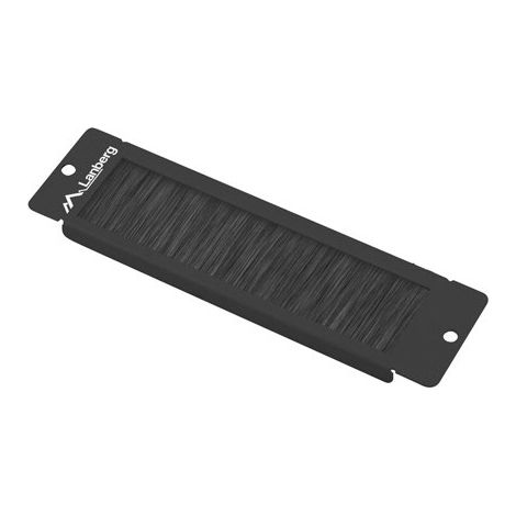 Lanberg 10 CABLE ENTRY BRUSH PANEL BLACK (AK-1104-B)