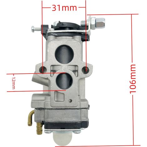 DTEKGAZ - TUE43 Vergaser für 2-Takt-Motorsense TUE-43 43 cm³ 909-150. Hochleistungs-Kraftstoffzerstäubungssystem und sanfter Kaltstart.