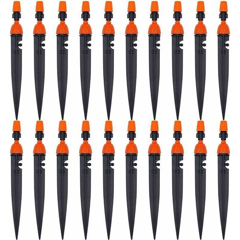 20 Adjustable Drip Irrigation Nozzles for Garden Plants, 360 Degree Dripper Atomizer Irrigation Equipment (1/5)