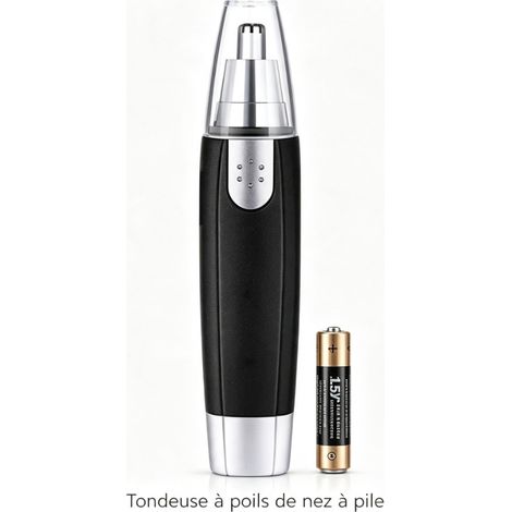 Tondeuse à poils de nez rechargeable batterie renforcée, coupe-nez doux pour homme et femme, nettoyage précis sans irritation (1/5)