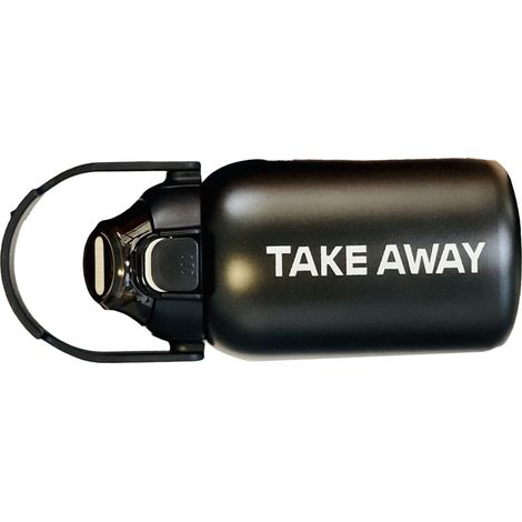 Borraccia Termica 850ml – Acciaio Inox 304 con Cannuccia, Isolamento Sottovuoto – Design Moderno Opaco Nero – Ideale per Sport e Ufficio (1/4)