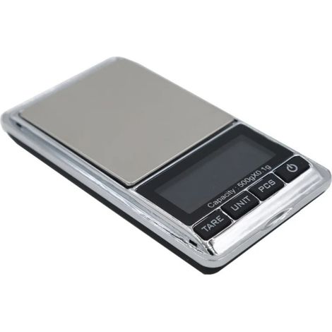 1 Balance électronique de poche, écran LCD rétroéclairé, 7 unités de pesée, pour cuisine et bijoux (1/5)