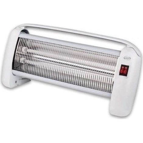 Stufa Elettrica Al Quarzo Betsy 1200W - Bianco (1/6)