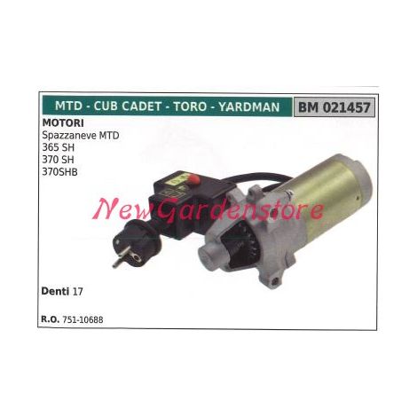 Motorino avviamento MTD spazzaneve mtd 365 SH 370 SH 370SHB 021457