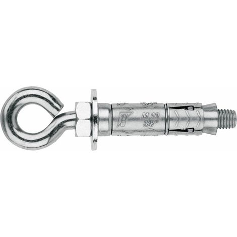 25 chevilles métalliques charges mi-lourdes Piton M10 x 56 mm (D. 16 mm) zamak - AZAMA10 - Index
