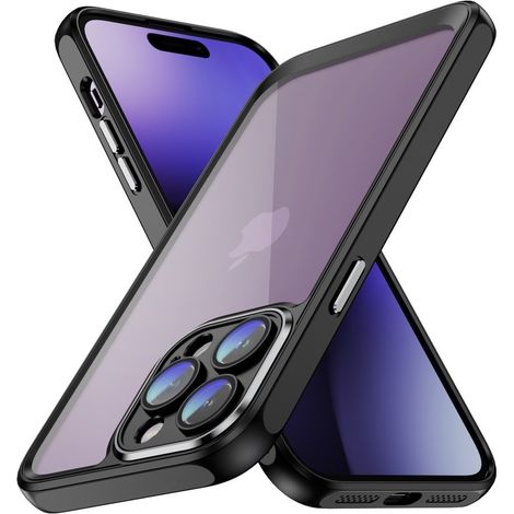 Custodia per iPhone 14 Pro Max, erbord Impact Guard, nera (1/5)