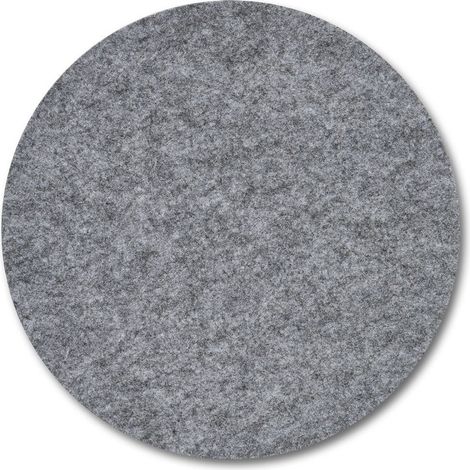 Tischset aus Filz, Ø 38 cm, dunkelgrau, ZELLER - ZELLER